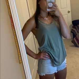 Mossimo soft green tank